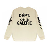 Gallery Dept Long Sleeved Shirt Fashion Brand Long Sleeve Long-Sleeved T-shirt Blouse