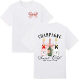 Champagne Social Club Shirt Champagne Social Club Drinking