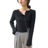 Women Cardigan Sweater Sexy Retro Sweater Cardigan