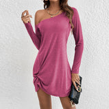 Women Dress Autumn and Winter Long Sleeve Loose Casual Dress