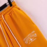 Denim Tears Outfit:Hoodie/Sweatpants (Separate Purchase Options) Kapok Letter Hooded Sweater Trousers Sports Suit