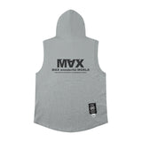 Men Vest Spring/Summer Hooded Sleeveless T-shirt Loose Hip Hop Vest for Men and Women