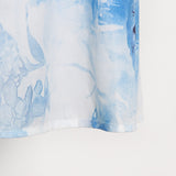 Women Dresses Summer Stand Collar Tie-Dye Dress (Qymy0409)