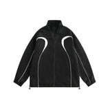Unisex Jacket Retro Hooded Coat Top Leisure Loose Jacket