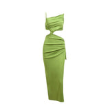 Women Dresses Sexy Cutout Backless Dress (Bla0420)