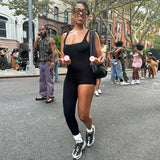 Women Jumpsuit Spring/Summer Sling Solid Color Jumpsuit