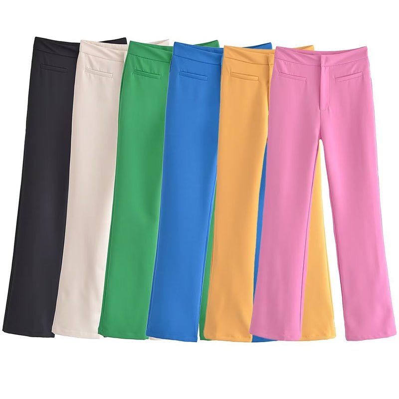 Women Sweatpants Fall Bell-Bottom Pants Casual Pants