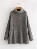 Women Sweater Knitwear Loose Autumn and Winter Turtleneck Sweater Female Casual Sweater