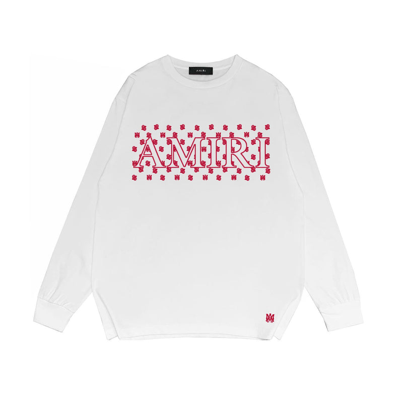 Amiri Long Sleeve Shirt Long Sleeve Long-Sleeved T-Shirt Blouse