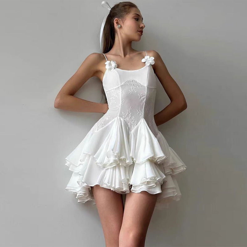 Women Dresses Summer Slim-Fit Sexy Sling Dress Dress (Zns0409)
