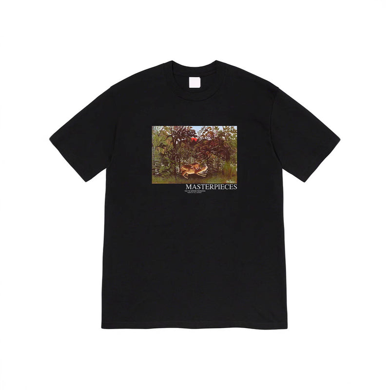 Men T-shirts 20SS Masterpieces Forest Short Sleeve T-Shirt Cotton Crew Neck Bottom Shirt