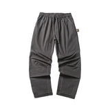 Men Pants Multi-Pocket Straight-Leg Trousers Retro Loose Casual Pants