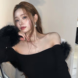 Women Dresses Autumn Hip Skirt Sexy Dress