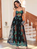 Women's Evening Gown Sexy Retro Sequins Dress Evening Dress