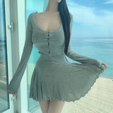 Women Dresses Women Dress Suit Cardigan Sling Dress