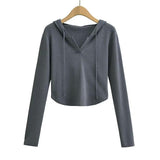 Women Sweater Knit Wear Hooded Sweater Women's Spring and Autumn Bottoming Shirt Sweater