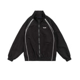 Unisex Jacket Autumn Embroidery Stand Collar Jacket Women's Clothing