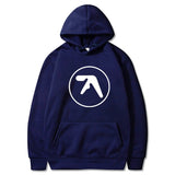 Aphex Twin Clothing  Aphex Twin Logo Printed Hoodie Sweatshirt Pullover Men Women