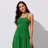 Women Dress Backless Slip Dress