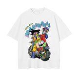 2024Men Dragon Ball Z T Shirt Anime Japanese Printed T-shirt