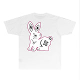 Amiri T-Shirt Rabbit Printed Short Sleeve T-shirt