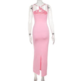 Women Dresses Summer Casual Slim Fit Long Dress Butterfly Flower Dress