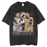 2024Basketball tshirt NBoversizeA men's black t-shirts