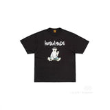 Men T-shirts human dog scooter pattern short sleeve T-shirt