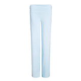 Women Co-Ord Set Sexy Lace Sling Vest Flanging Straight-Leg Trousers Suit