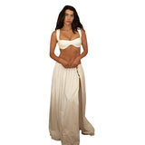 Women Dresses Spring Sexy Mid-Length Dress Set