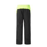 Men Sweatpants Side Striped Straight Casual Pants Elastic Waist Loose Track Pants Trousers