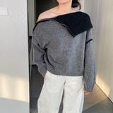 Women Winter Knitted Sweater Autumn Sweater Long Sleeve Zipper Sweater R8922