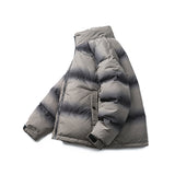 Unisex Winter Cotton Coat Stand-up Collar down Jacket Loose down Jacket