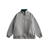 Unisex Jacket Vintage Double-Sided Men's Stand Collar Spring and Autumn Coat