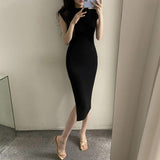 Women Dresses Spring and Summer Sexy off-the-Shoulder Slim Fit Dress