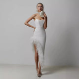 Women Dresses Summer Bandage One-Piece Dress Party Dress Skirt (Ont0408)