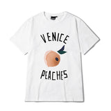 Kpop Fruit Letter Print T Shirt Tops Women Summer