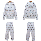 Denim Tears Outfit:Hoodie/Sweatpants (Separate Purchase Options) D.T Kapok Hooded Sweater Trousers Sports Suit