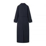 Women Coats Spring Long Woolen Coat Breasted Coat