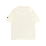 Men T Shirt Letter Graffiti Short Sleeve T-shirt