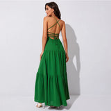 Women Dress Backless Slip Dress