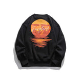 Unisex Hoodie Autumn Sunset Snow Mountain Sweater