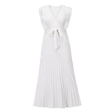 Women Date Dress Chiffon Dress Slim Fit Dress