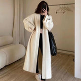 Women Knitwear Autumn and Winter Sweater Coat Loose Knitted Cardigan