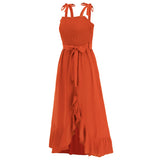 Women Date Dress Summer Sexy Backless Spaghetti Straps Dress