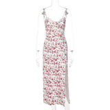 Women Dresses Spring Split Sling Dress