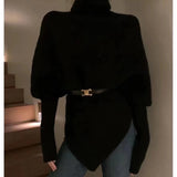 Women Knitwear Autumn and Winter Turtleneck Knitwear Loose Sweater