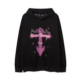 Men Hoodie T Vintage Gothic Cross Hooded Sweater