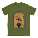 Men's T-Shirts Liber Tea Helldivers Game Vintage Cotton Tees