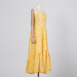 Women Dresses Summer Hollow Embroidery Long Suspender Skirt (Qymy0409)